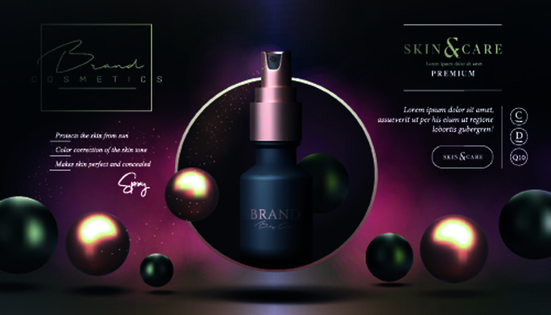 高效省心，专业代办矢量护肤品广告海报设计服务