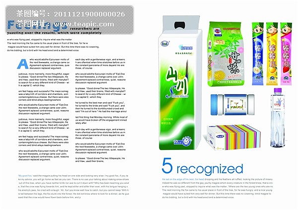 生活产品广告版式设计服务