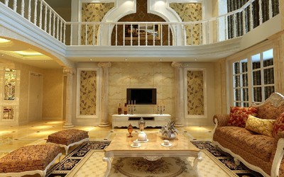 经典传承，优雅再现 普罗旺世420平美式别墅豪宅装修实景图赏析